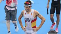 El triatleta espa&ntilde;ol Javier G&oacute;mez Noya, tras la prueba de triatl&oacute;n en los Juegos Ol&iacute;mpicos de Tokio 2020.