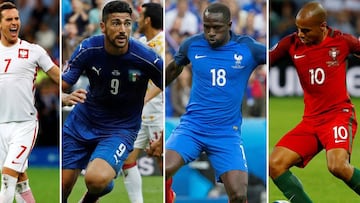 Milik, Pell&egrave;, Sissoko y Joao Mario.