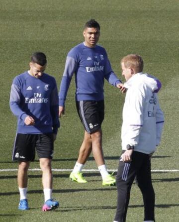 Casemiro y Lucas Vázquez