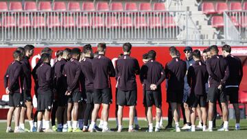 La plantilla del Sevilla.