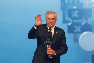 Ancelotti recoge el The Best a mejor entrenador.