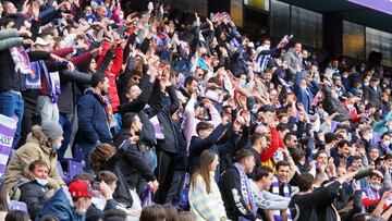 VALLADOLID. 02/04/22. PHOTOGENIC. PARTIDO DE LA LIGA SMARTBANK ENTRE EL REAL VALLADOLID Y EL LUGO.