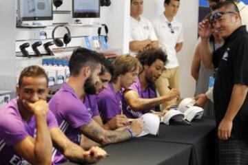 Danilo, Isco, Morata, Modric y Marcelo.