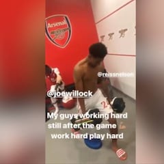 Inglaterra en shock con Emery de nuevo por este vídeo de Aubameyang en el vestuario tras ganar al Burnley