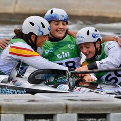 El equipo femenino de kayak, subcampeón mundial