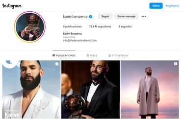 Benzema hace limpia en las redes