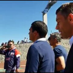 Pedro Caixinha asistió a CU para ver el Pumas - Tigres
