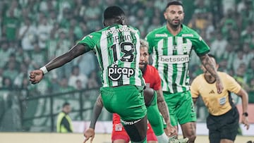 Atlético Nacional venció a América de Cali en el juego de ida de la final de la Copa BetPlay.