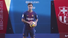 Las mejores imágenes de la presentación de Coutinho