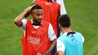 Soccer Football - Trophee des Champions - Paris St Germain Training - Bloomfield Stadium, Tel Aviv, Israel - July 30, 2022 Paris St Germain's Neymar during training REUTERS/Ronen Zvulun