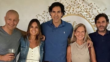 Lorenzo Sanz reúne a su familia en la fiesta por su 50 cumpleaños