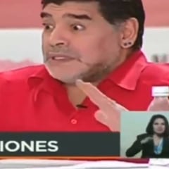Maradona se tira flores a sí mismo y Maduro le da la razón