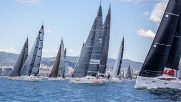 Imagen de una regata del Trofeo Conde de Godó.