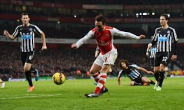 Arsenal no tuvo problemas para superar a Newcastle en una nueva fecha de la Premier League.