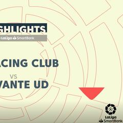 Resumen y gol del Racing vs Levante de LaLiga SmartBank
