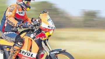 <b>EL FINAL DE LA AVENTURA. </b>Marc Coma se encuentra a sólo 110 kilómetros de convertirse en el segundo español en conquistar el Dakar y cumplir su sueño desde hace años.