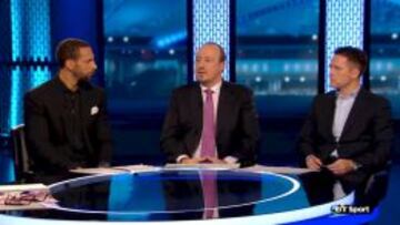 Benítez, el pasado miércoles en el plató de BT Sport.