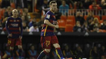 10/02/16 PARTIDO COPA DEL REY SEMIFINALES VUELTA
 VALENCIA - BARCELONA
 VERMAELEN 