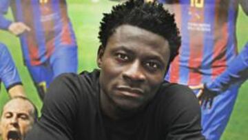 <b>LA AMENAZA GRANOTA. </b>Martins posa para AS en el día previo al enfrentamiento con Osasuna.