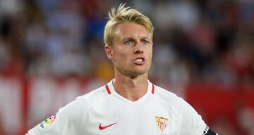 Sevilla's Danish defender Simon Kjaer