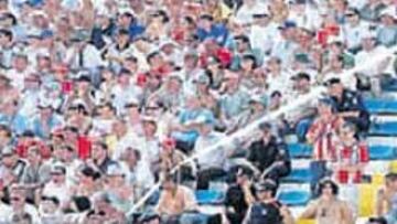 <b>AFICIÓN. </b>Los hinchas apoyarán al equipo como ante el Bistrita.
