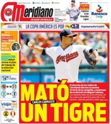 Portadas de la prensa deportiva