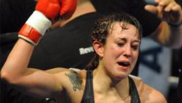 POLÉMICA. En 2011, Namús se enfrentó en Montevideo a la española Loli Muñoz y los jueces le dieron el triunfo pese a la clara superioridad de la boxeadora visitante. El combate fue anulado.