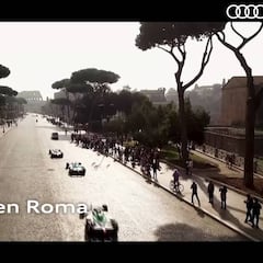 De Grassi y la emoción de correr en un circuito urbano en Roma