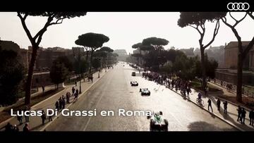 De Grassi y la emoción de correr en un circuito urbano en Roma