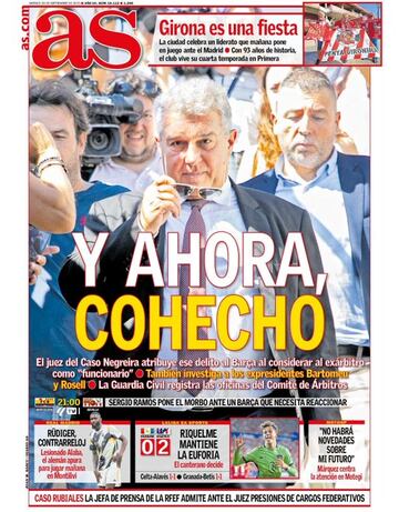 Las portadas de AS de septiembre