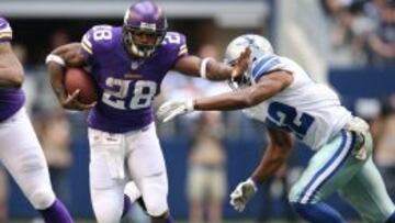 Adrian Peterson arrollando 