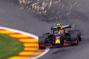 Las mejores imágenes de la pole de Hamilton en Spa