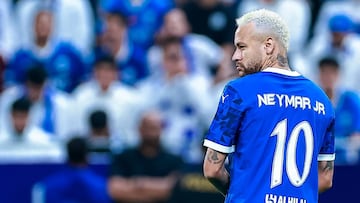 Neymar, durante el Al Hilal-Esteghlal de Champions de Asia.
