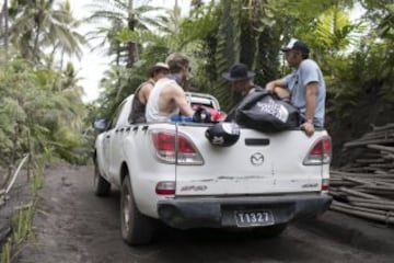 Deslizarse sobre laderas de fuego, una prueba épica