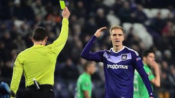 Teodorczyk, con el Anderlecht. 