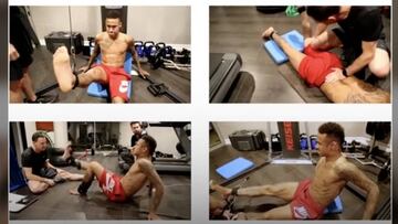 Neymar y sus rutinas de recuperación