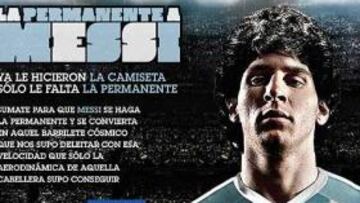 <strong>PIDEN LA PERMANENTE.</strong> En Argentina piden que Messi tenga el look de Maradona en el Mundial de 1986.