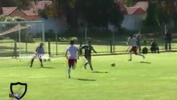 Este fue el primer gol de Óscar Opazo con la camiseta alba