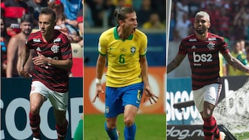 Rafinha, Filipe Luis y Gabriel Barbosa, unas de las figuras de Flamengo.