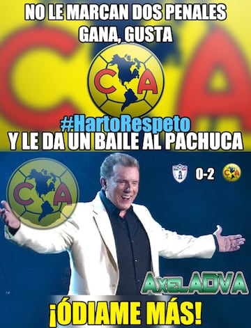 Los memes celebran la victoria del América