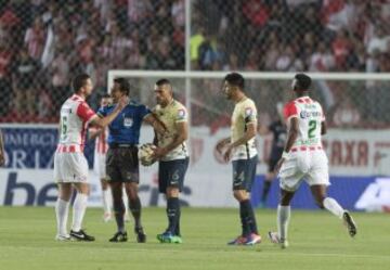 Rayos y Águilas terminaron empatando 1-1 en un vibrante partido en el Estadio Victoria que se vivió con mucha intensidad.