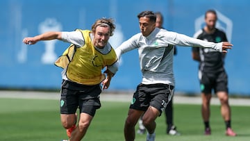 Entrenamiento de los Seattle Sounders.