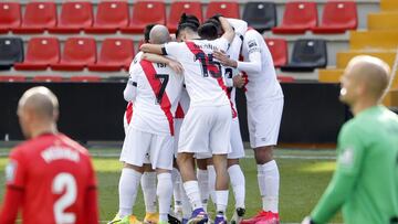 05/12/20 PARTIDO SEGUNDA DIVISION
 RAYO VALLECANO LOGRO&Ntilde;ES
 POLEMICA VAR PENALTI LOGRO&Ntilde;ES
 GOL 2-1 UNAI MEDINA EN PROPIA PUERTA ALEGRIA