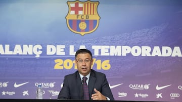 Bartomeu, en rueda de prensa.