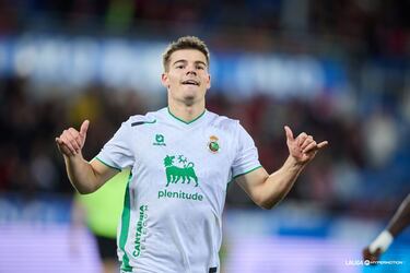 Aprobados y suspensos del Racing contra el Mirandés: Jeremy ya es pichichi en solitario