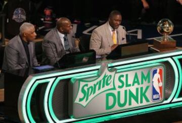 Jurado de auténtico lujo: Julius Erving, Magic Johnson y Dominique Wilkins.