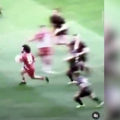 ¡Lleva 4 millones de visitas!: el vídeo del doble de Salah en rugby que ha impactado a Casillas
