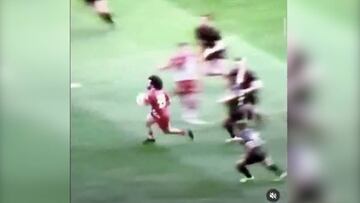 ¡El viral del mes! El video del doble de Salah en el rugby