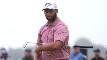 Jon Rahm, durante la jornada final del Scottish Open 2021.