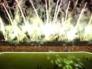 23 DE MAYO 2014 BOGOTÀ.
La Selección Colombia de Fútbol se despide de los colombianos, con un evento especial que se lleva a cabo en el estadio El Campín de Bogotá, para luego iniciar la concentración previa en Argentina y arribar a Brasil el 8 de junio para afrontar la Copa Mundo de la Fifa.( FOTOS COLPRENSA-RAÙL PALACIOS).